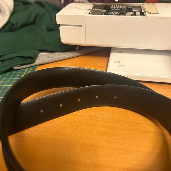 Moschino Jeans leather split logo belt - Picture 6 of 10